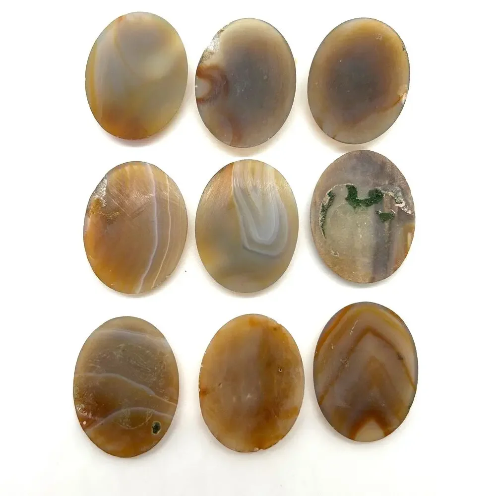 Asssorted Agate Cabochons For Jewely‎ Making Lot of 21